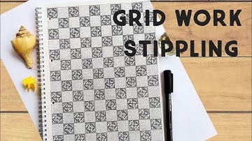 Learn basic patterns & grid work #gridwork #stipping #mandalatherapy