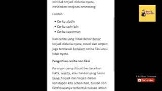 APA SIH BEDA CERITA FIKSI DAN NON FIKSI?