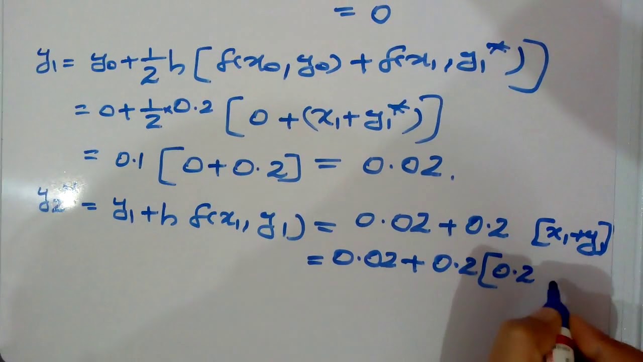 IMPROVED EULER METHOD [CLASS 3] (For fourth sem BSc complementary ...