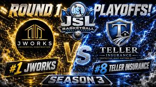 JSL Draft League Playoffs! S3 R1 #1 Jworks vs #8 Teller Insurace Teller