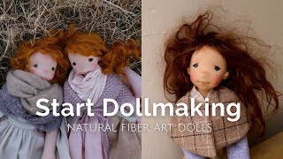 How To Start Your Dollmaking Adventure With Natural Fiber Art Dolls