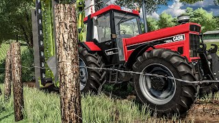 Старый трактор Case IH работает на ферме | Farming Simulator 22