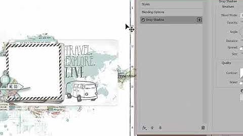 Tweaking Shadow Styles in Photoshop and PSE
