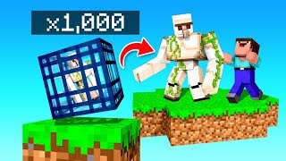 Random Noob Wins my Skyblock Island for NOTHING