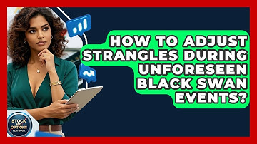 How To Adjust Strangles During Unforeseen Black Swan Events? - Stock and Options Playbook