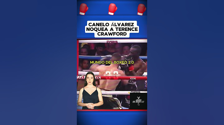 Canelo Álvarez si noquea a Terence Crawford #boxeo #boxing #box