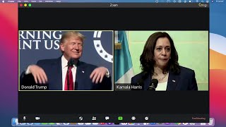 Kamala Harris and Donald Trump Zoom Meeting: Do Not Come, I’m Gonna Come!