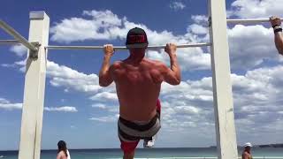 Extremely Advanced Pull Up strength .