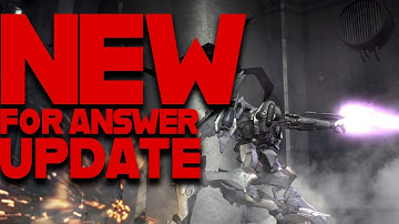 Armored Core For Answer Regulation 1.99 Patch Notes