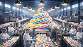Inside an Advanced Candy Factory — How Marshmallows Are Made