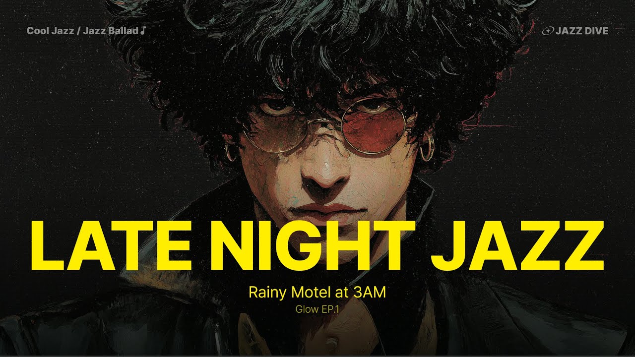 Rainy Night Jazz ☔️ Cozy Motel Ambience for Sleep & Focus | EP.01