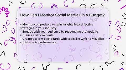 How Can I Monitor Social Media On A Budget? - Everyday-Networking
