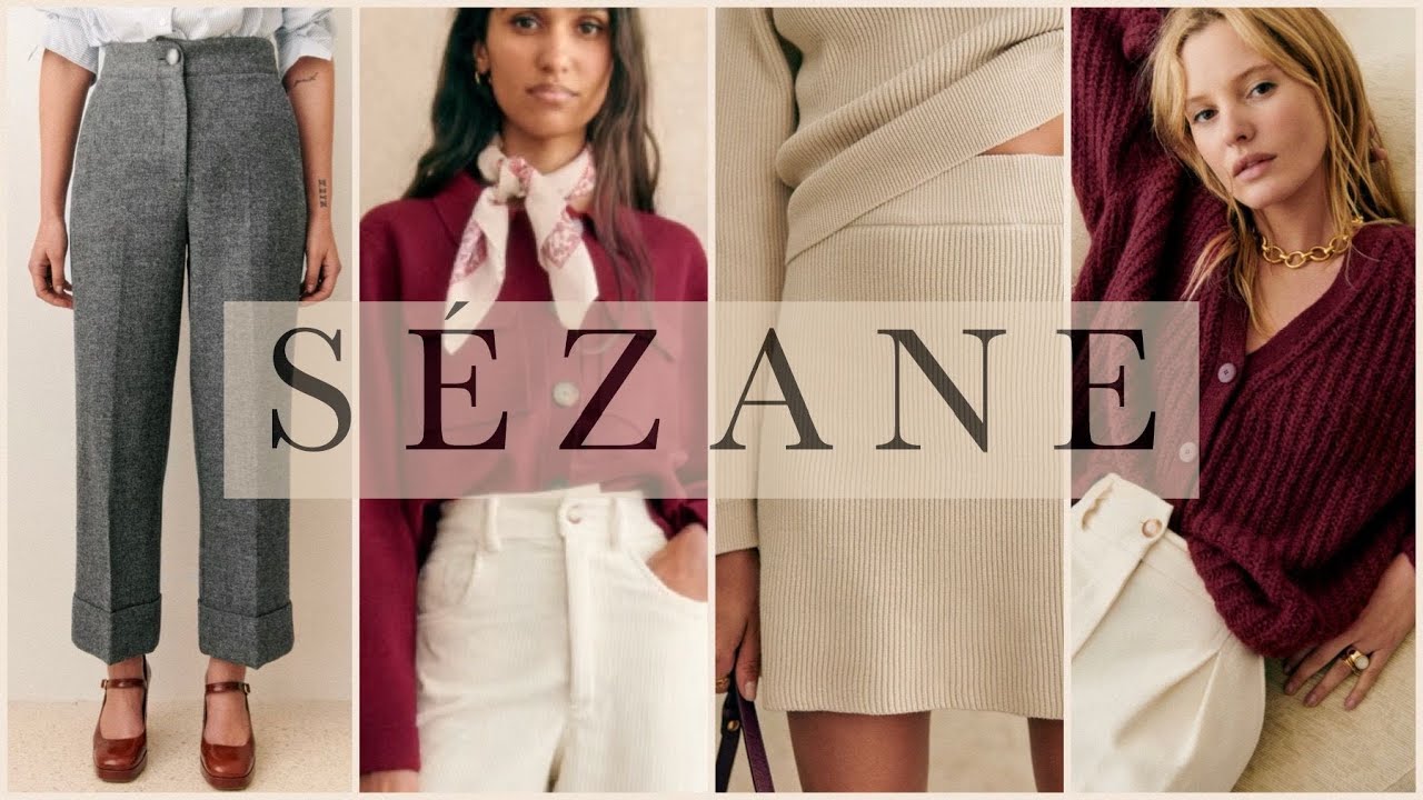 SÉZANE Fall Collection 2023 Sezane try on haul YouTube