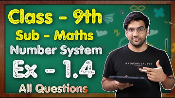 Class 9 Maths, Ex 1.4, Q1 to Q2 || Chapter 1 (Number system) || NCERT || MKR