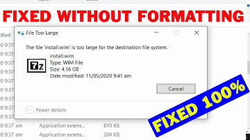 How to Fix The File is Too Large for the Destination File System Without Formatting Windows 11 & 10