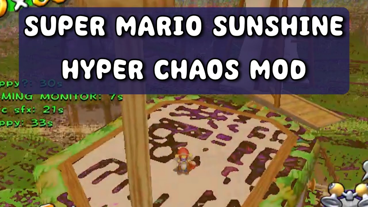 Super Mario Sunshine HYPER Chaos! | Hack by Angry_Max | Stream Highlight