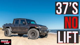 37s NO LIFT Jeep Gladiator Rubicon | Inside Line