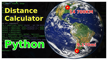 Distance Calculator in Python with Tkinter
