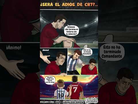 ¿Será el Adiós de CR7? 😞