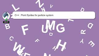 C++ : Point Sprites for particle system