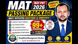 MAT May PBT 2026 Passing Package | Important Questions, Shortcuts & 99+ Percentile Strategy