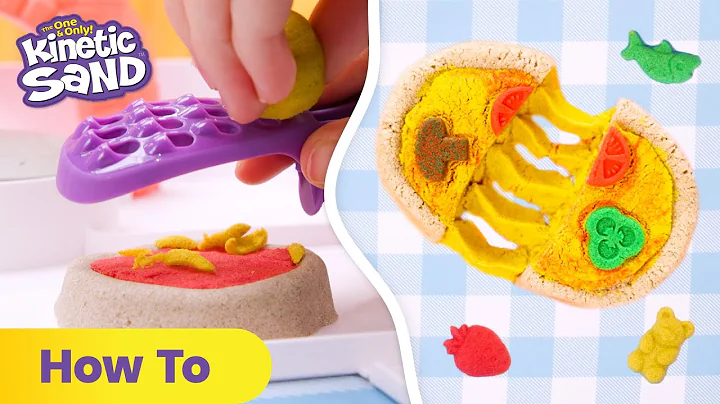 NEW Squish Pizza How To | Kinetic Sand | Toys for Kids