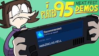 I Played NINETY-FIVE Steam Next Fest Demos