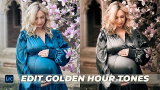 How To Edit Warm Tones in Lightroom Soft Skin tones like its Golden Hour | Photo Editing Tutorial