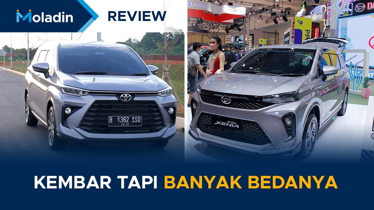 TOYOTA AVANZA VS DAIHATSU XENIA TERBARU, PILIH YANG MANA? | KOMPARASI MOBIL | MOLADIN