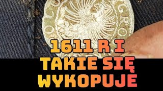 Srebrne monetki Hrabia zgubił wykopki 2026 poszukiwania skarbów xp Deus noktalegend metaldetektor 