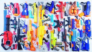 Collecting Tembakan 7 Sniper Rifles AK47 SPIDERMAN NEW MICRO GUN RUBBER GUN M16 MACHINE GUN NERF GUN