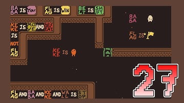 Trio Levels - 27 Hard Flag 3 - Hint & Solution (Baba Is You Custom Levelpack)