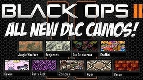 Black Ops 2 - NEW CAMOS AND CALLING CARDS!! (New DLC)
