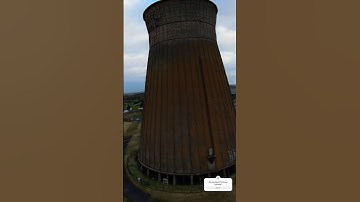 Cooling tower dive | FPV Drone Freestyle #fpv #fpvdrone #fpvfreestyle #fyp #viral #viralshorts