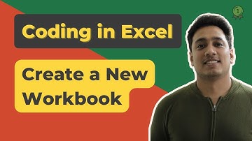 Create a New Workbook (File) - Excel VBA Tutorial