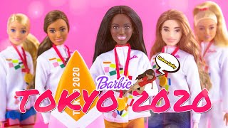 Boneka Barbie Made to Move Olympic 2020 Career Doll - Skateboard