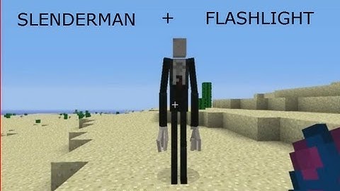 Minecraft mod spotlight: SLENDERMAN+flashlight mod