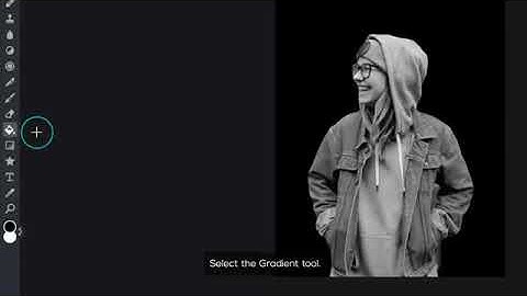 11 How to use Gradient Tool Pixlr E