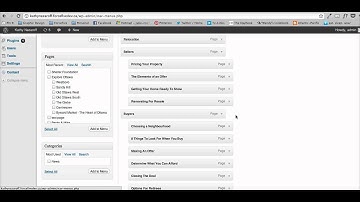 Rearranging your menu