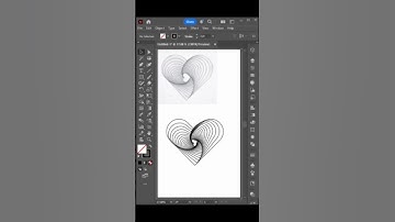abstract shape in adobe illustrator #illustratortips #abstractshapes