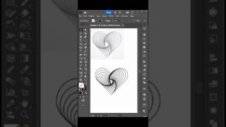 abstract shape in adobe illustrator #illustratortips #abstractshapes