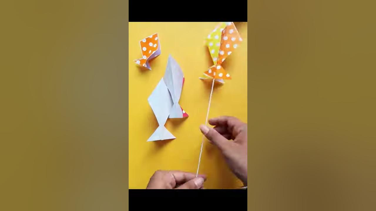 Cute Origami Kite, Making Kite out of Paper, #paperkitemaking