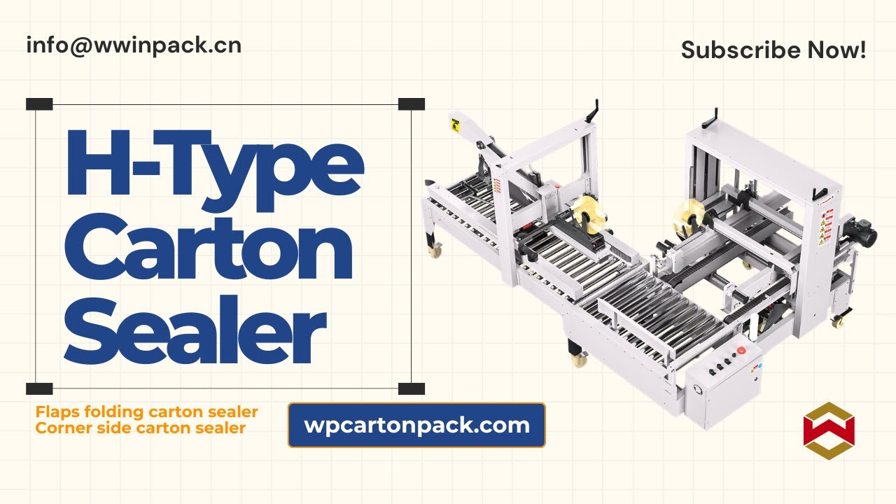 WIN-WIN PACK H-Type Carton Sealer | Flap Folding and Corner Sealing Combined | Carton Sealer