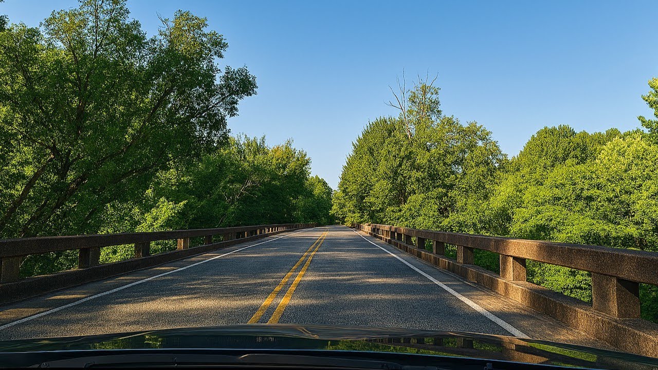 From Highway to Suburbia | ASMR Sunny Day Drive with Real Road Sounds | No Talking