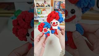 Crochet Clown with Me🤡✨ | Sew Facial Details for Amigurumi | Step-by-step Tutorial🙌