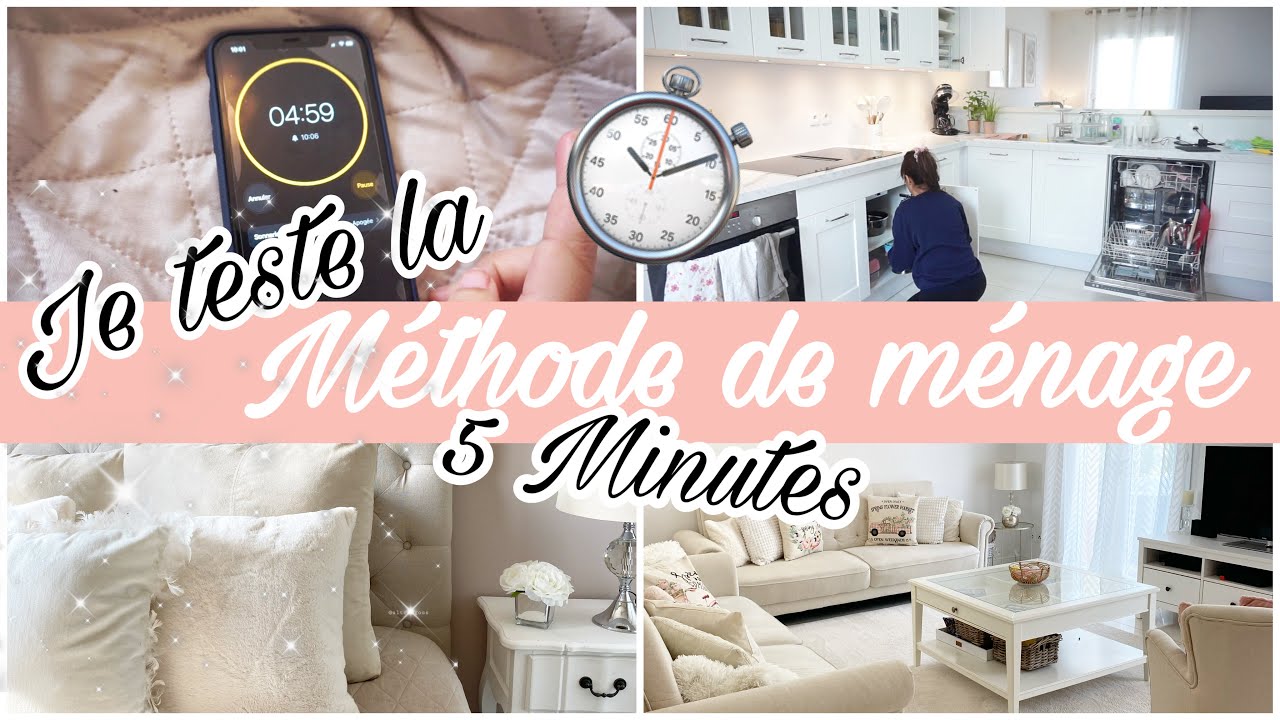 ✨NETTOYAGE DE LA MAISON TOUTE ENTIÈRE | MÉTHODE DE NETTOYAGE EN 5 MINUTES ⏱
