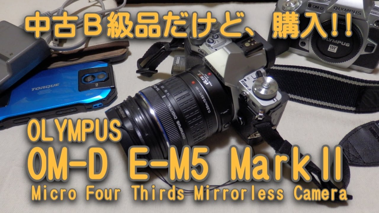 OLYMPUS E-M5 MarkⅡを購入!!(中古B級品) E-M1 MarkⅠが壊れたので