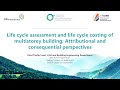 Analyse du cycle de vie environnementale et conomique dun btiment multitags in english