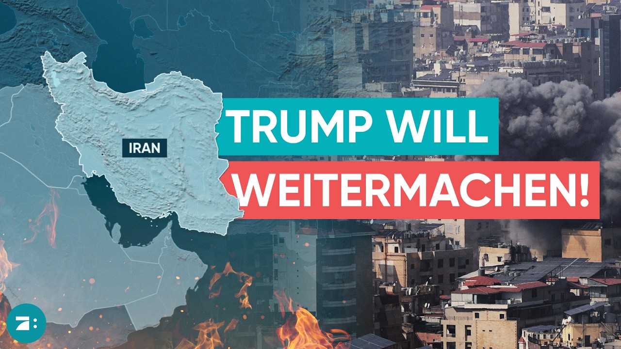 Eskalationsspirale in Nahost: Trump kündigt weitere Schläge im Iran an