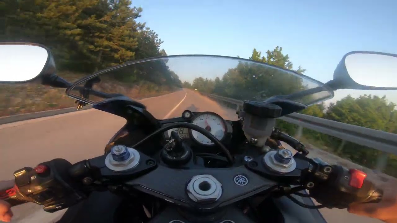 Yamaha R6 2005 Uphill ride